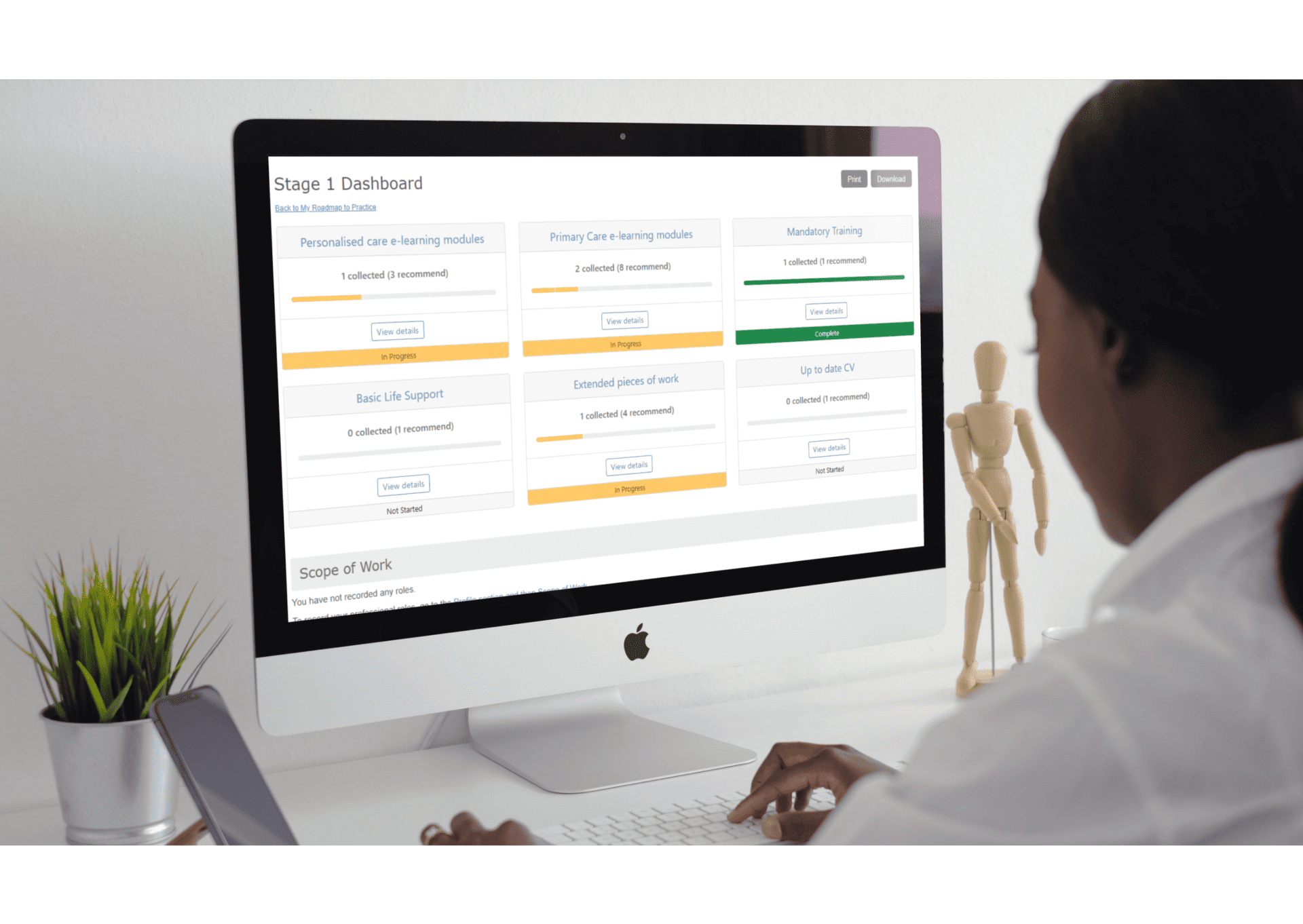 Clarity software screenshot