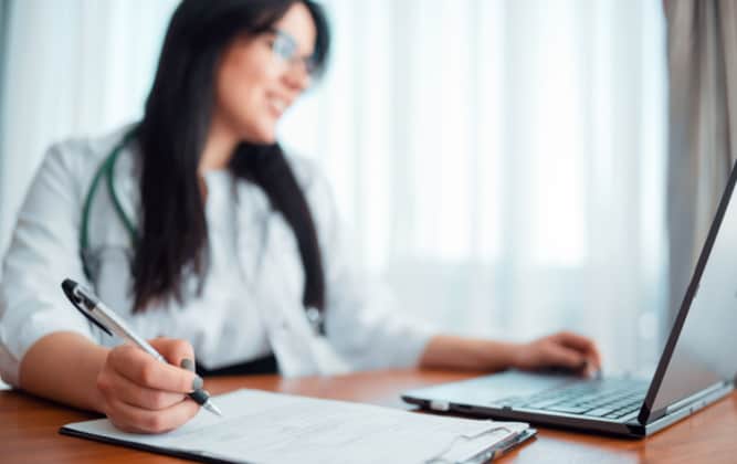 Reporting in professional care