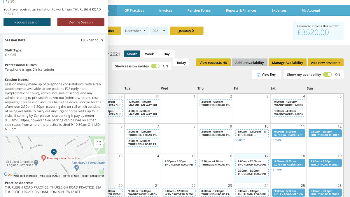 Mylocum manager screenshot